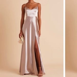 Birdy Grey Bridesmaid Jay Dress Satin Taupe XS
